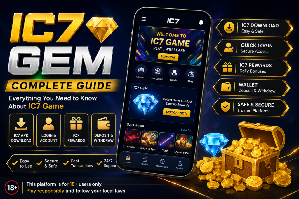 ic7 gem complete guide featuring ic7 game apk download rewards wallet and login